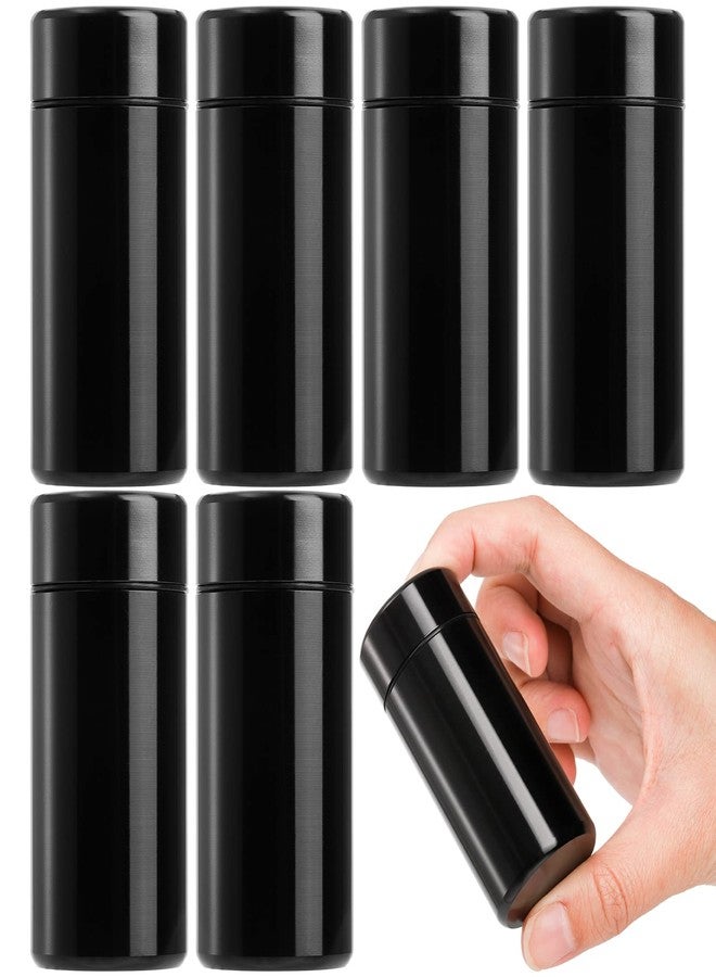 Dicunoy 6 Pack Small Storage Jars, 1.4 oz Mini Bottles Containers with Lids, Portable Metal Waterproof Canisters, Tea Preserve Tins for Spices, Traveling - Image 1