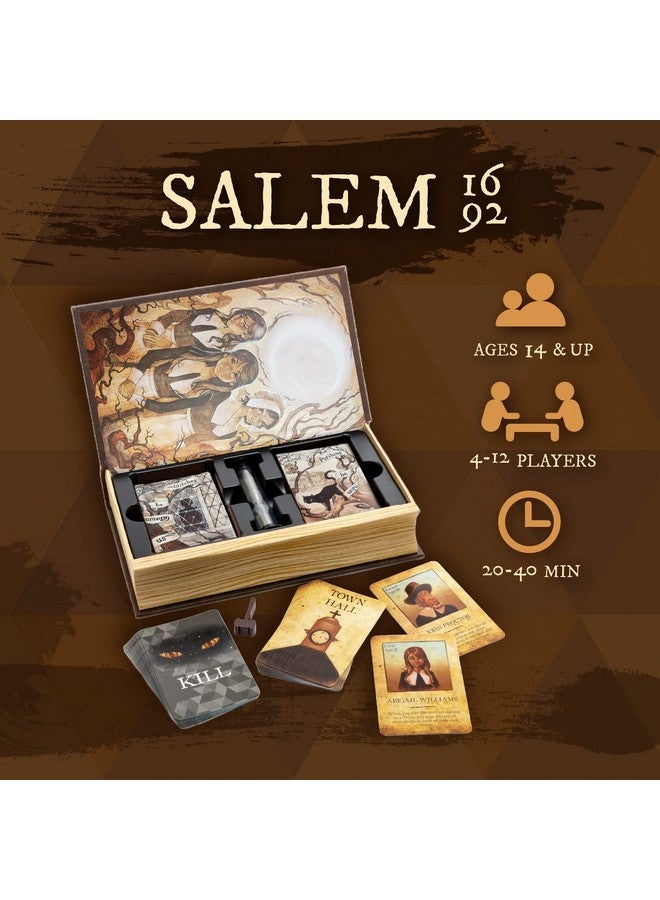 Facade Games Facade Dark Cites Series Board Game of Strategy, Deceit, and Luck - Card Game for Teens Adults and Family - Salem 1692 - Image 2