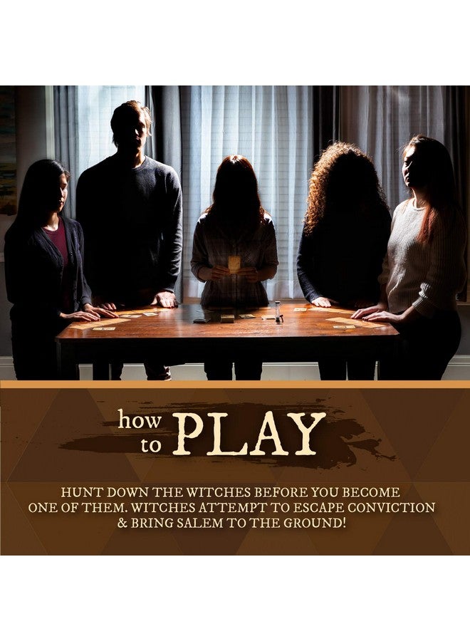 Facade Games Facade Dark Cites Series Board Game of Strategy, Deceit, and Luck - Card Game for Teens Adults and Family - Salem 1692 - Image 3
