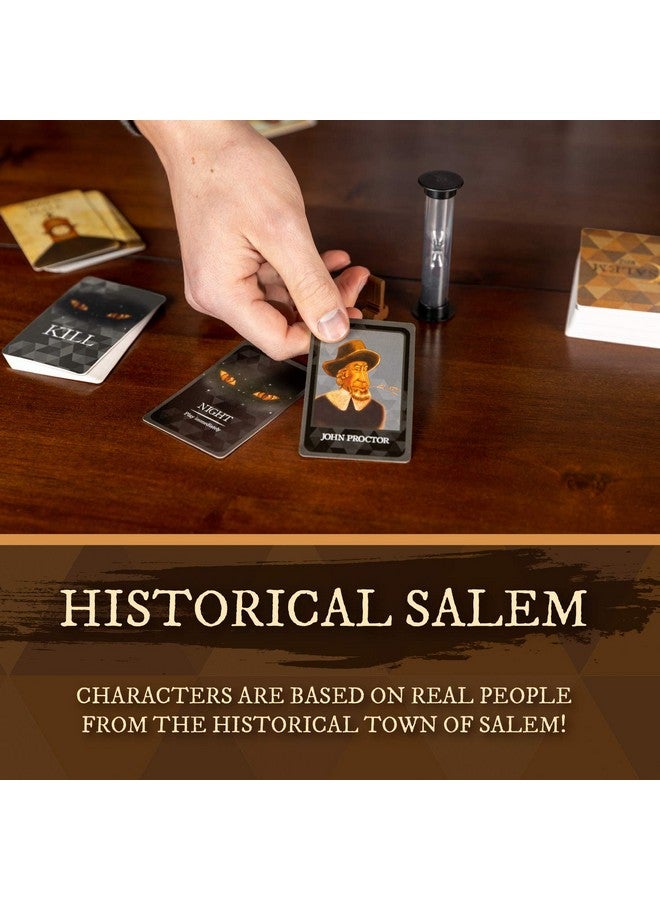 Facade Games Facade Dark Cites Series Board Game of Strategy, Deceit, and Luck - Card Game for Teens Adults and Family - Salem 1692 - Image 5