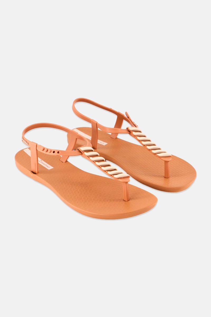 Ipanema Women Snap Fashion Sandals, Light Brown - Image 1