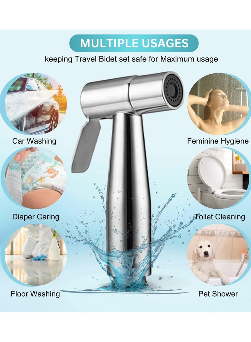 هومستر محمولة مرحاض بيدت رشاش, طائرة رشاش مجموعة, دش مسلم للمرحاض,الفولاذ المقاوم للصدأ صنبور بيدت رشاش مجموعة - Image 3