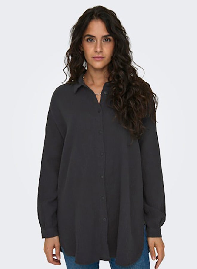 ONLY ONLY Womens Thyra Oversized Shirt Woven  - Image 2