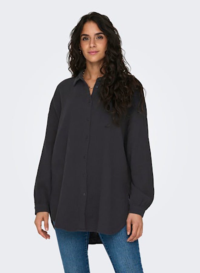 ONLY ONLY Womens Thyra Oversized Shirt Woven  - Image 4