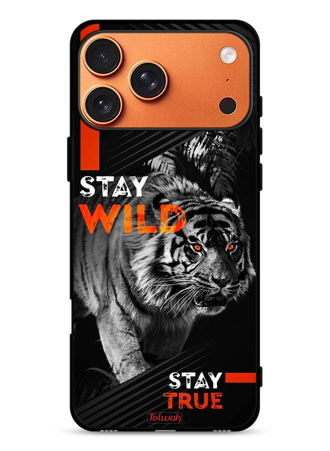 Tolwak Apple iPhone 17 Pro Max Protective Case Cover Stay Wild Stay True - Image 1