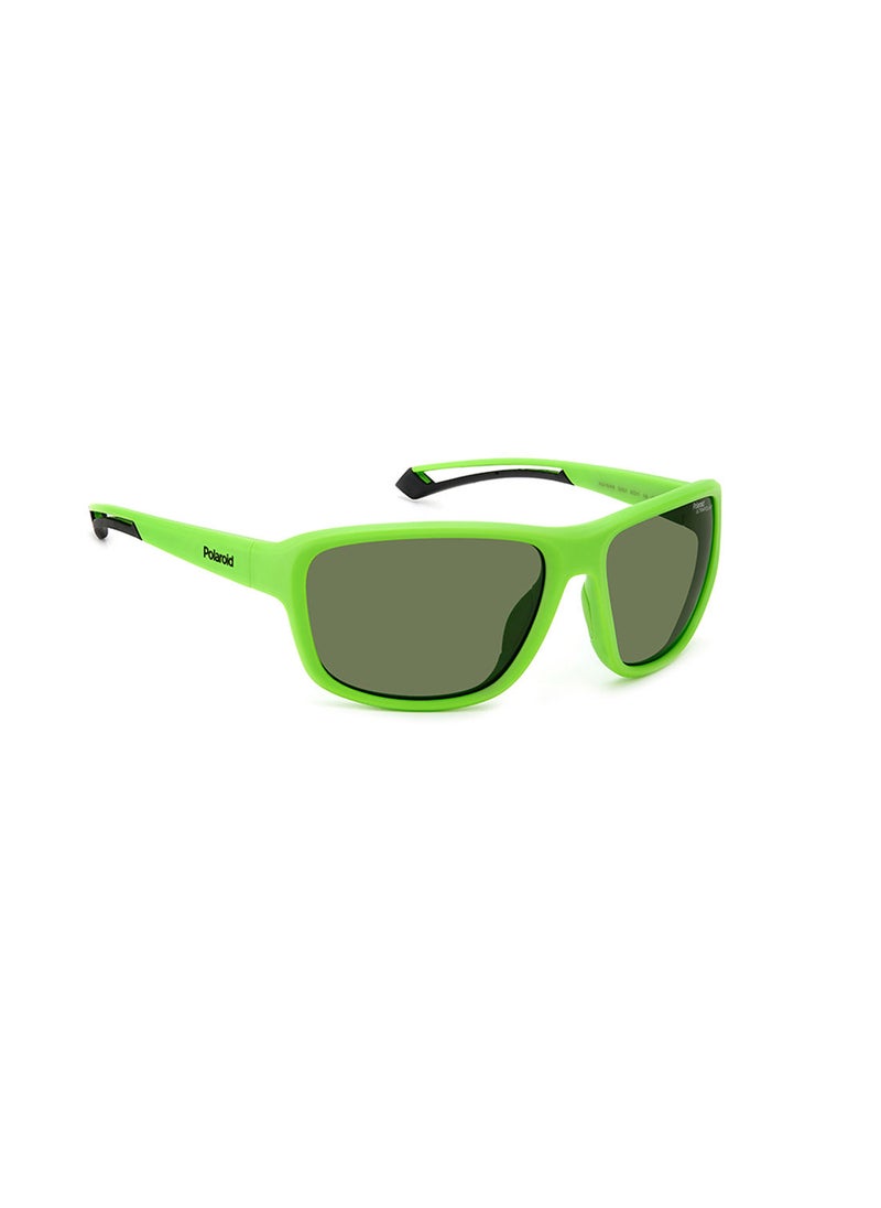 Polaroid Unisex UV Protection Rectangular Sunglasses - Pld 7049/S Mt Grn 62 - Lens Size: 62 Mm  - Image 2