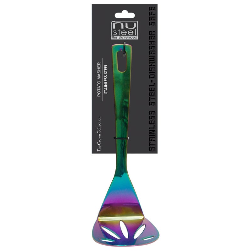 Nu-Steel nu steel 18 mm Crown Potato Masher Rainbow