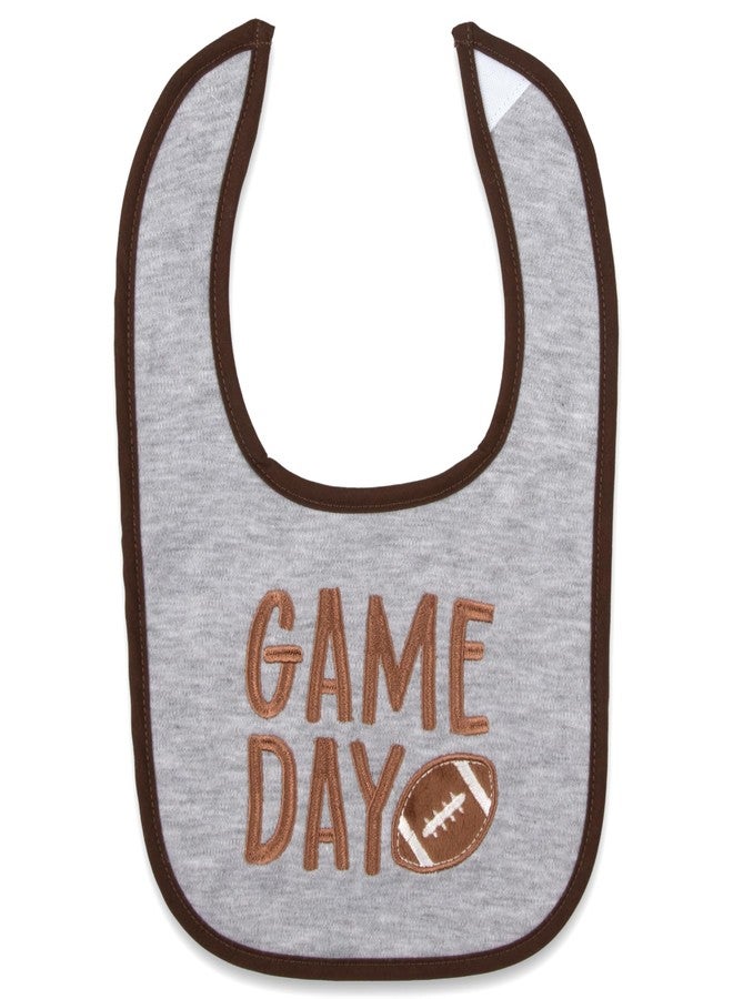 Baby Essentials Baby Bib, Booties & Cap Gift Set - 3pc Football “Game Day” Outfit for Boys & Girls - Fall Tailgating & Sports Baby Gift - Image 5
