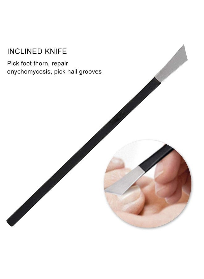 klarako Manicure Set, Nail Clippers Pedicure Kit, 6 Piece Stainless Steel Manicure Kit, Professional Pedicure Knife, Foot Care Tool with Storage Box(1#)