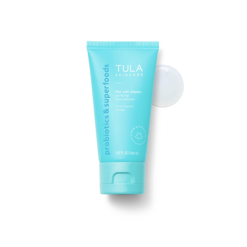 TULA Skin Care Greatest Hits Skincare Discovery Kit, Includes Gold Glow & Get It Eye Balm 0.35 oz., The Cult Classic Cleanser 50ml, 24-7 Moisture Hydrating Day & Night Cream 15ml, 3-Piece Kit - Image 4