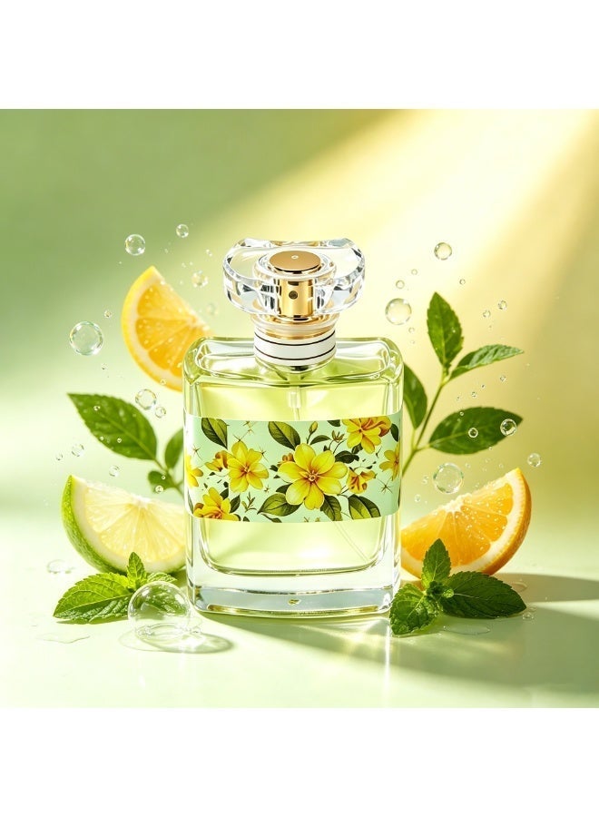 Green Home Fragrance, Fresh Botanical Aroma, Decorative Bottle Design, Suitable For Home Decor And Indoor Spaces - Image 1