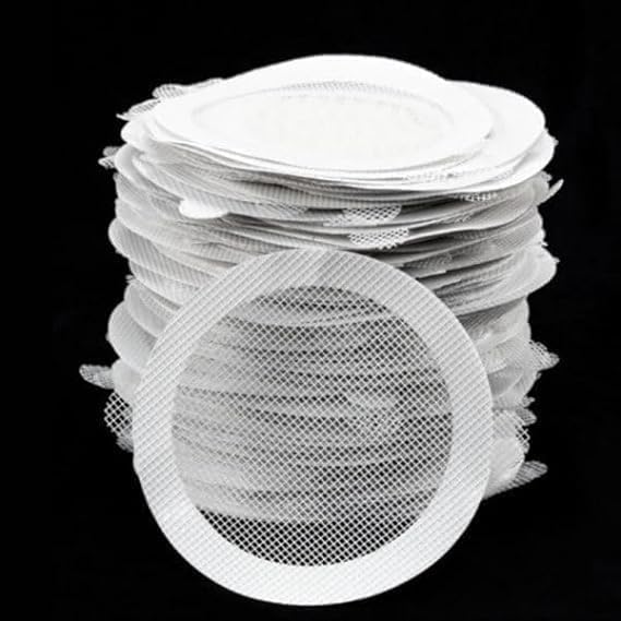 VIDORA Round Disposable Shower Drain Hair Catcher, Shower Drain Cover, Floor Sink Strainer Filter Mesh with Stickers for Bathroom, Bathtub, and Kitchen (Pack of 10 Pcs) - Image 1