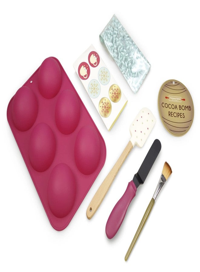 Handstand Kitchen Kids Make Your Own Hot Cocoa Bombs Set with Recipes for Kids - Image 2