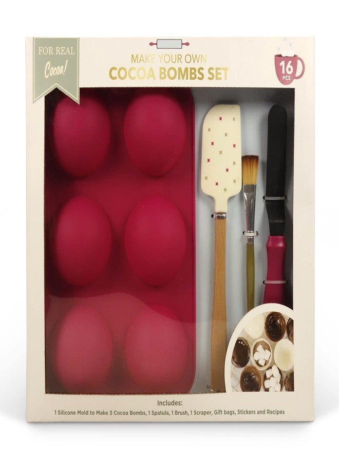 Handstand Kitchen Kids Make Your Own Hot Cocoa Bombs Set with Recipes for Kids - Image 1