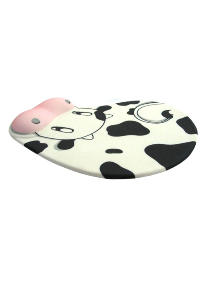 نيبمينينت لوحة ماوس جل بتصميم بقرة أبيض/أسود/وردي - Image 2