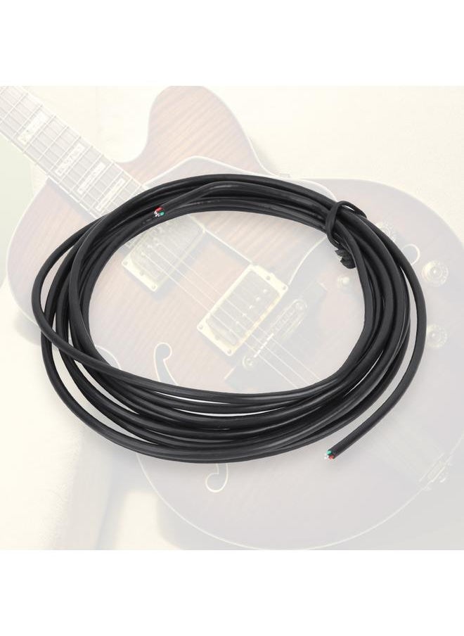 Thoraya - Shielded 4-Conductor Guitar Circuit Hookup Wire Pickup Cable 3 Meters for Electric Guitar Bass - Image 1