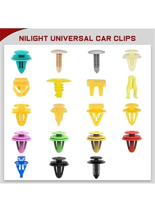 Generic 1001PCS Universal Car Clips Mixed Auto Bumper Fender Trim Door Panel Shield Engine Cover Retainer Rivet Push Clips with fastener remover for GM Ford Chrysler Toyota Lexus Honda Acura Dodge Jeep  - Image 2