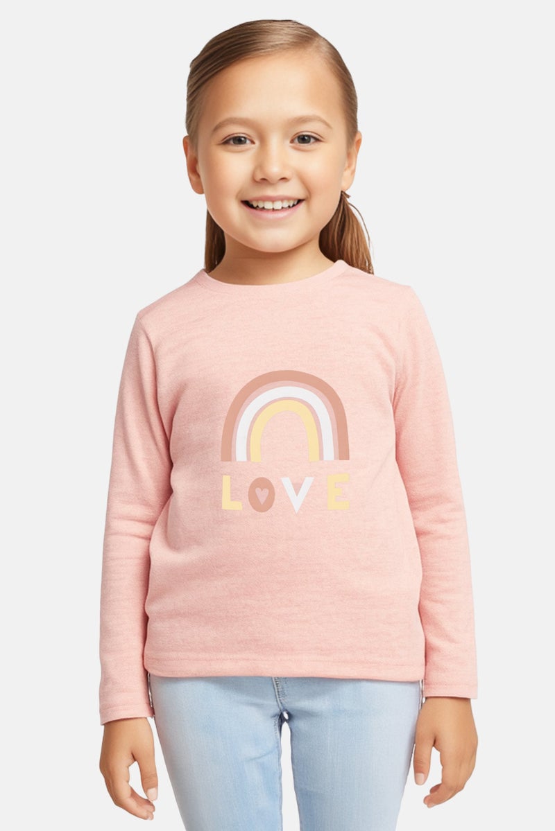 Sinsay Toddlers Girl 2 Pieces Allover Print Long Sleeve Top, Multicolor - Image 1