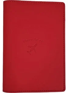 سميرنا Mira Passport Cover Passport Holder Red