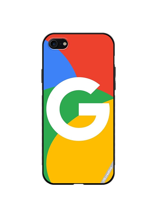 VR CREATIVE Protective Case Cover For Apple iPhone SE (2022) Google Logo Design Multicolour - Image 1