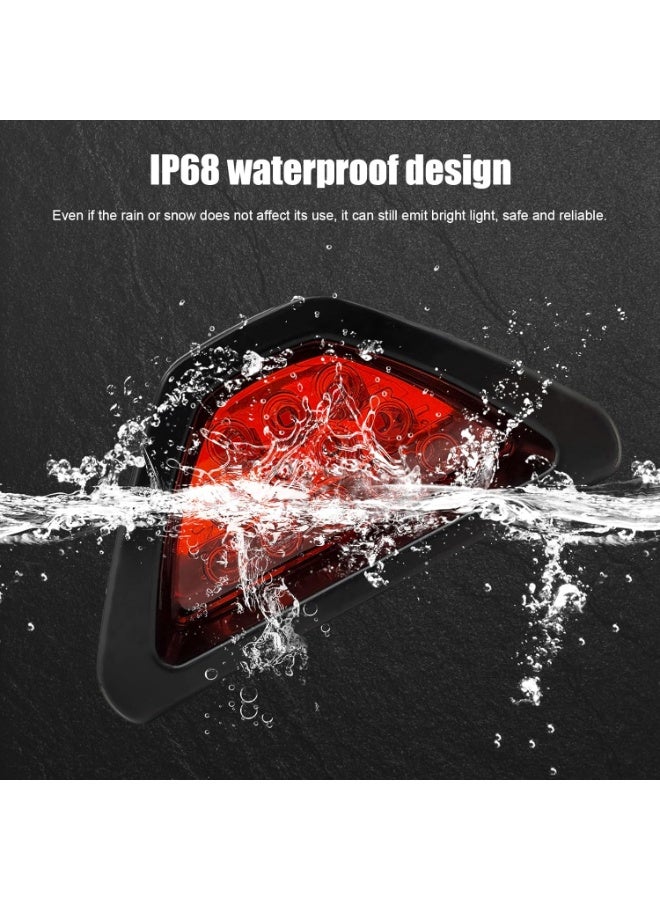 F1 12V LED Rear Brake Light and Safety Stop Signal with Warning Tail Light for Cars, Trucks, SUVs, Red, 1 Piece - Image 2