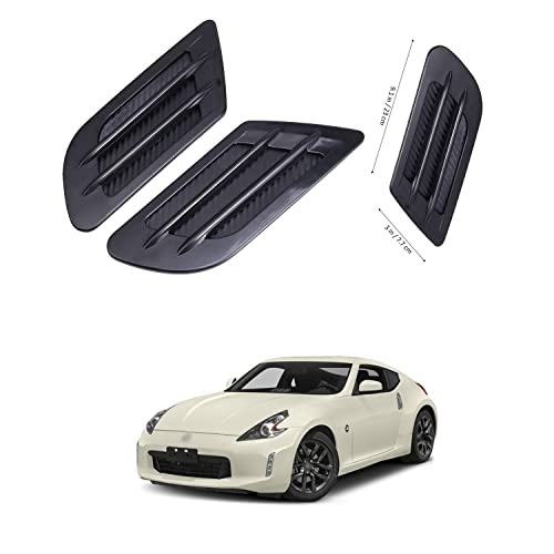 PRIKNIK Air Flow Car Fender Side Duct Sporty Racing Fender Look Vent Air Flow Car Decorative Sticker Compatible with 370z - Image 2