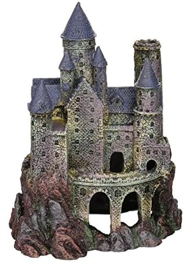 Penn Plax - Age Of Magic Wizard’S Castle Aquarium Decoration – Safe For Freshwater And Saltwater Fish Tanks – Large - Image 1