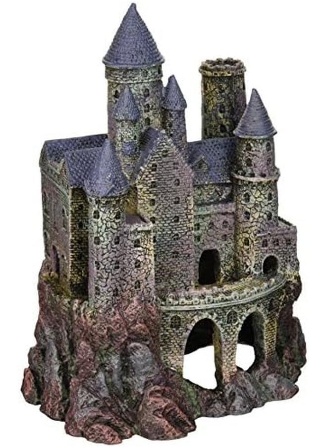 Penn Plax - Age Of Magic Wizard’S Castle Aquarium Decoration – Safe For Freshwater And Saltwater Fish Tanks – Large - Image 1