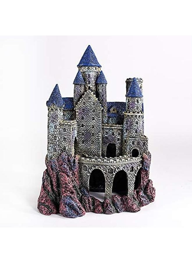 Penn Plax - Age Of Magic Wizard’S Castle Aquarium Decoration – Safe For Freshwater And Saltwater Fish Tanks – Large - Image 1