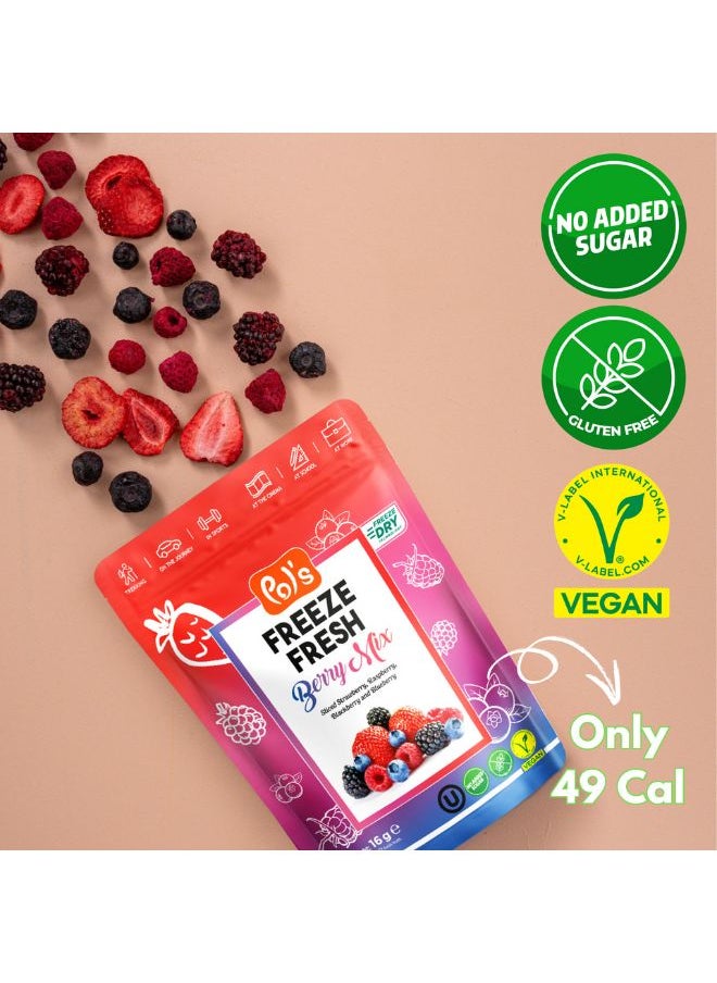 Pol's Freeze Fresh Dried Berry Mix 16g  - Image 2