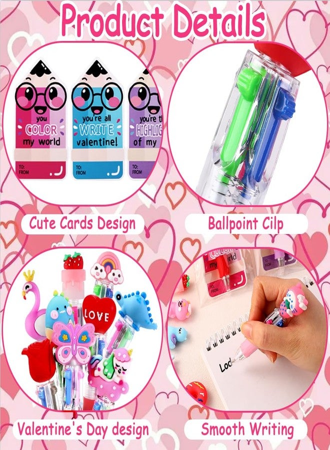 Vellibring 30pcs Valentine's Day Multicolor Ballpoint Pens - Image 3