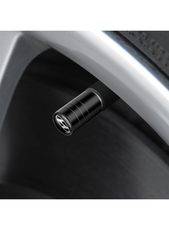 Car Tire Valve Stem Caps (4pcs) Tyre Air Valve Cap Accessories Cover Fit for (Hyundai) Sonata Elantra Creta Santa FE Tucson Azera Accent all other Models - Image 2