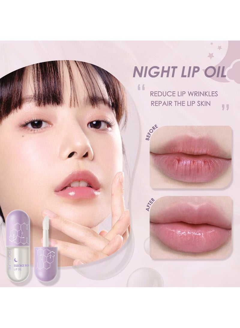 FOCALLURE Essence Rich Lip Oil 3 Daily & Night Use Kit - Image 4