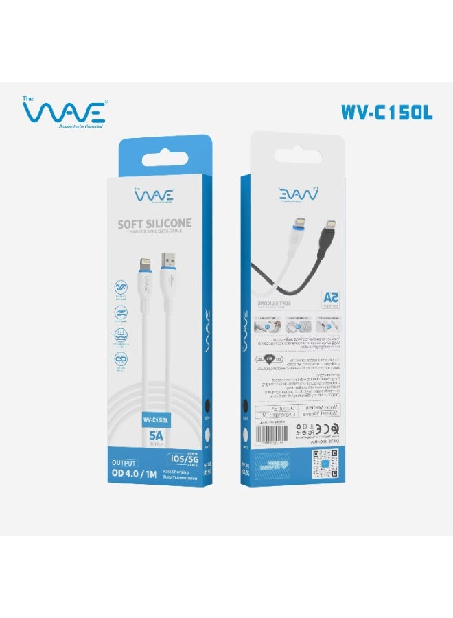 WAVE SOFT SILICONE USB - LIGHTNING FAST CHARGING CABLE