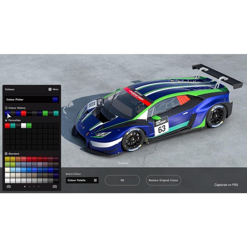 Gran Turismo 7: The Real Driving Simulator for PlayStation 5 Racing Game with realistic physics, carbon fiber accents, matte black finish, immersive haptic feedback - Image 4