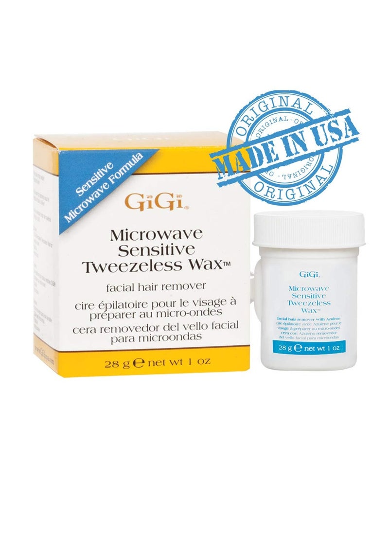 GiGi GiGi Microwave Tweezeless Wax, Non-Strip Waxing Kit Gentle Remover for Sensitive Skin, Painless Hair Removal - 2 Pack  - Image 2