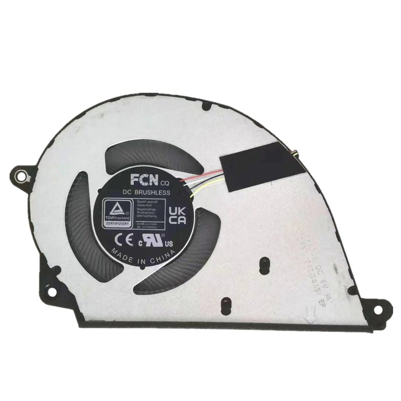 Notebook CPU Cooling Fan Radiator For ASUS Vivobook X1407 X1607 X1607CA X1607QA X1407CA X1407QA 13NB15B0P01011 BA406AFHNF2400TN - Image 1