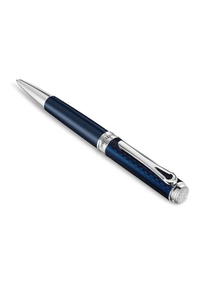 CERRUTI 1881 Angelo Pen Half Textured & Carbon Fiber Finish Durable & Modern Elegance