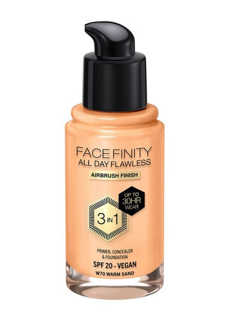 Facefinity All Day Flawless Foundation - W70 Warm Sand