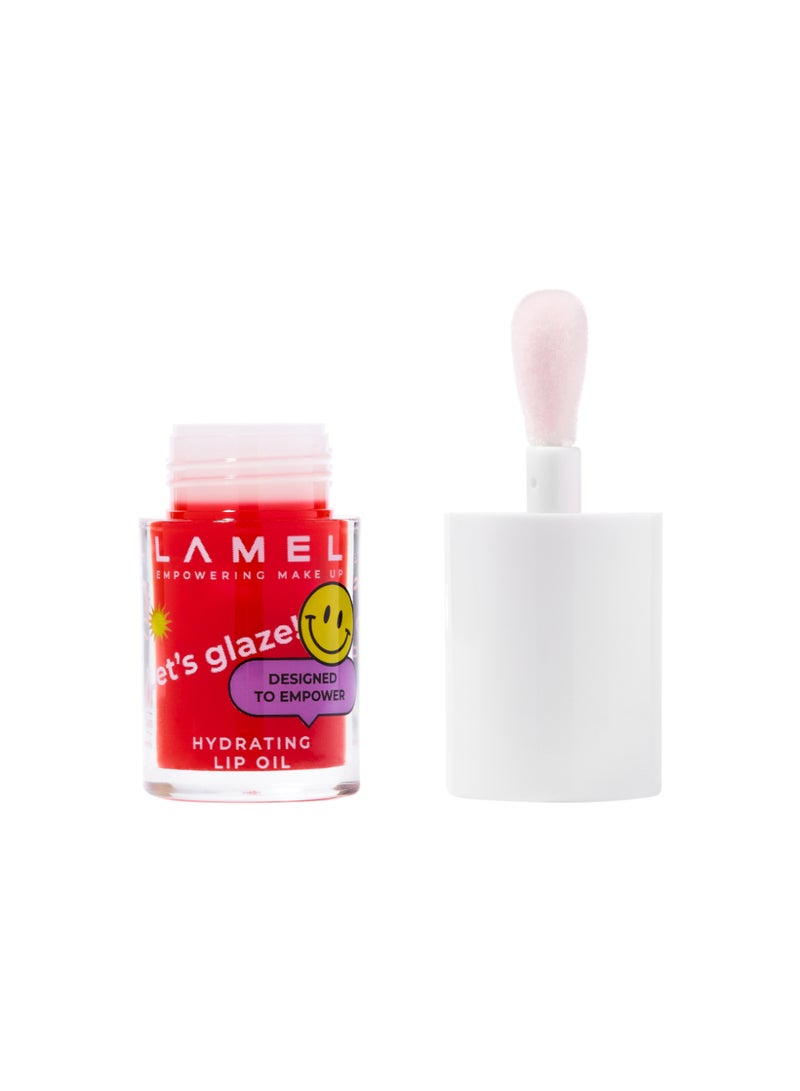 لاميل LET`S GLAZE Moisturizing lip oil №403 Sweet Cherry - Image 2