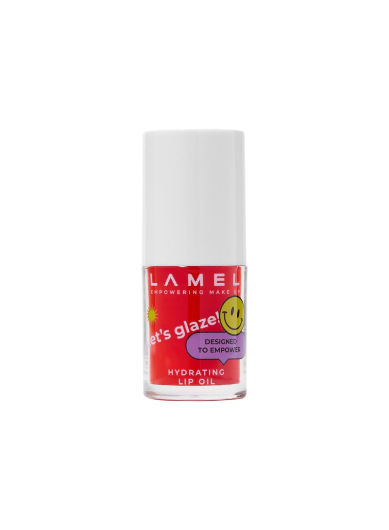 لاميل LET`S GLAZE Moisturizing lip oil №403 Sweet Cherry - Image 3