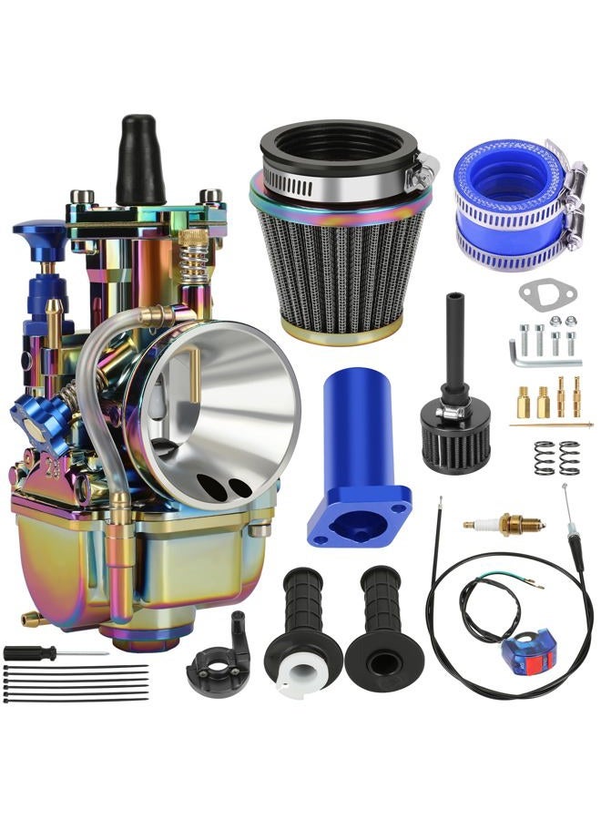 CILOYU PWK 28mm Carburetor Carb Throttle Assembly Kit Replacement for Predator 212cc 224cc 196cc 6.5hp Coleman CT200U CT200U-EX BT200X Baja Warrior MB200 Axis M200 Mini Bike KT196 Go Kart GX160 Parts - Image 1