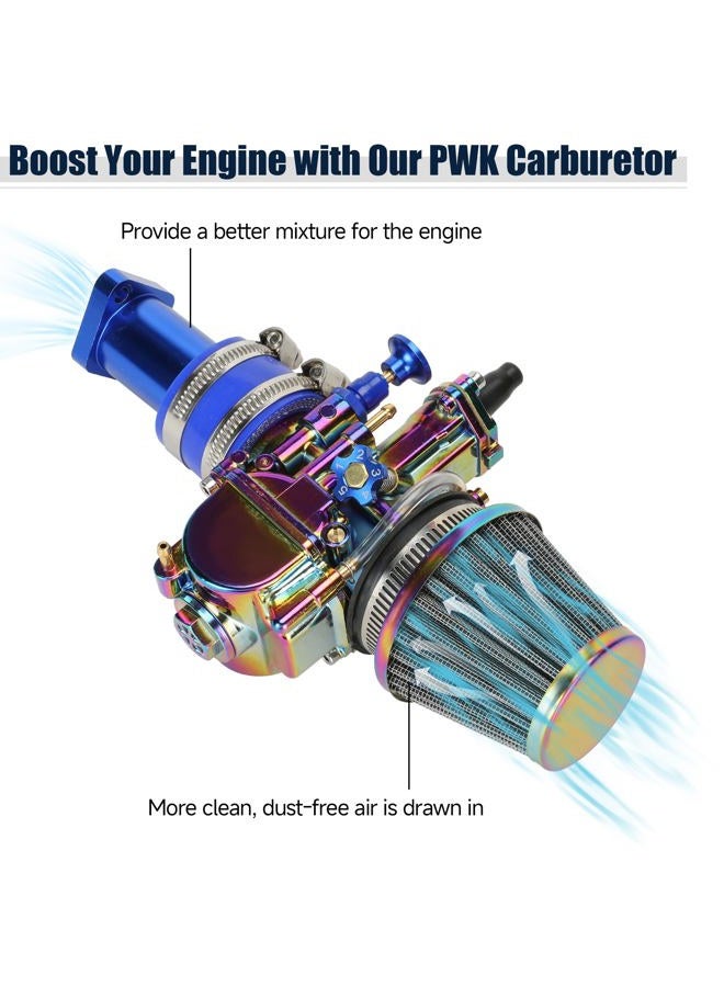CILOYU PWK 28mm Carburetor Carb Throttle Assembly Kit Replacement for Predator 212cc 224cc 196cc 6.5hp Coleman CT200U CT200U-EX BT200X Baja Warrior MB200 Axis M200 Mini Bike KT196 Go Kart GX160 Parts - Image 5