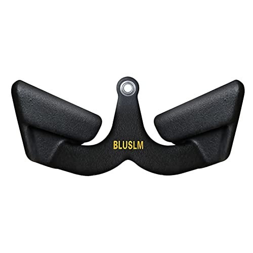 BLUSLM LAT Pull Down Bar for Cable Machine, LAT Pulldown Attachments T-bar V-bar Cable Attachment for Gym, Back Tricep Strength Training Handle (BL03) - Image 1