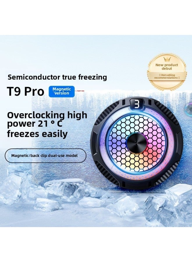 Mobile Phone Radiator Semiconductor Frozen Heat Dissipation Air-cooled Summer Refused To Hot Artifact-Colour:【ultimate Edition】 Black - Image 2
