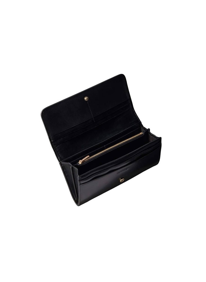 CALVIN KLEIN Leather RFID Monogram Longfold Wallet - Image 3