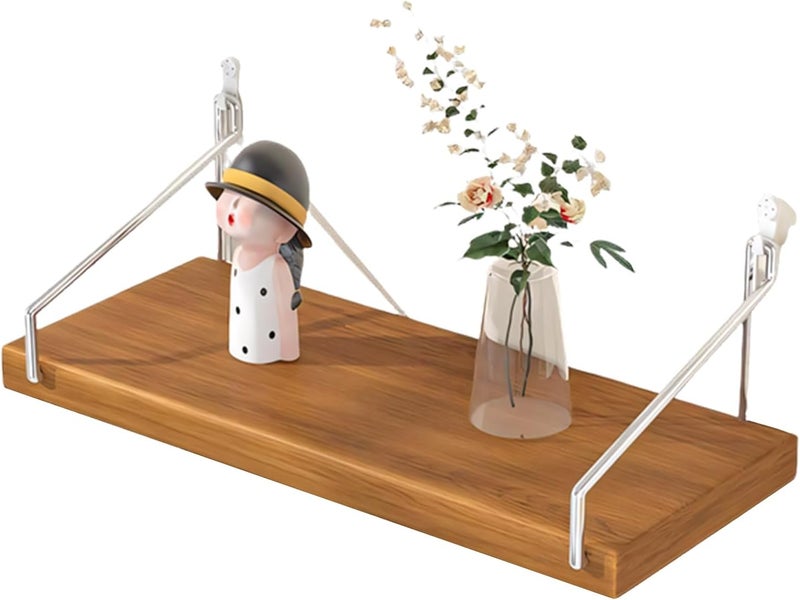 ordinarYone Wooden Wall Mounted Projector Stand Featuring Seamless Hook Design For Home Organization And Space Saving - Image 1