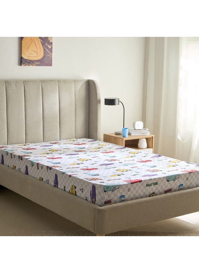 Home Box - Cars Radiator Springs Twin Fitted Sheet 120 x 200 x 25 cm - Image 1