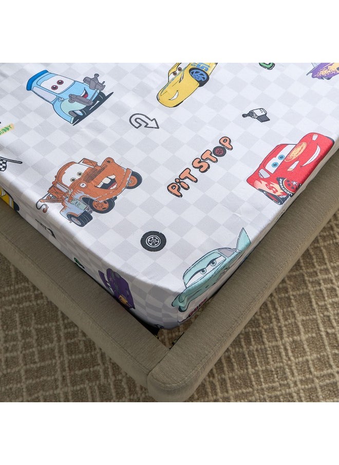 Home Box - Cars Radiator Springs Twin Fitted Sheet 120 x 200 x 25 cm - Image 1