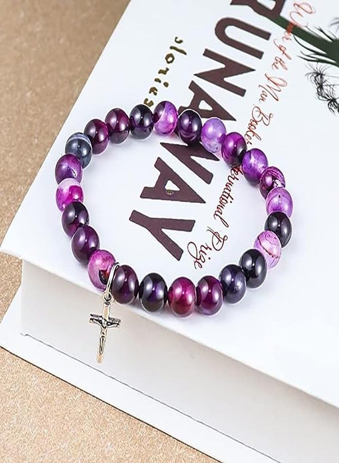 72ore Cross Bracelet Easter Gifts Easter Basket Stuffers for Women Jesus Bracelets Baptism Christian First Confirmation Communion Religious Gifts for Women Jewellery Gifts - Image 3